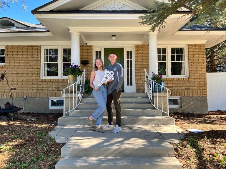 We found the perfect house to start the rest of our lives together in.