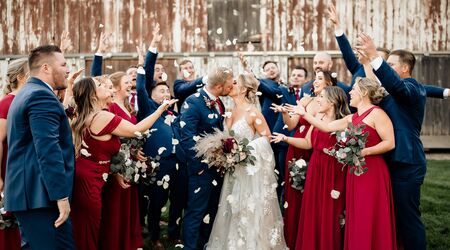 Dexter + Sarah's Romantic Barn at Harvest Moon Pond Wedding // The