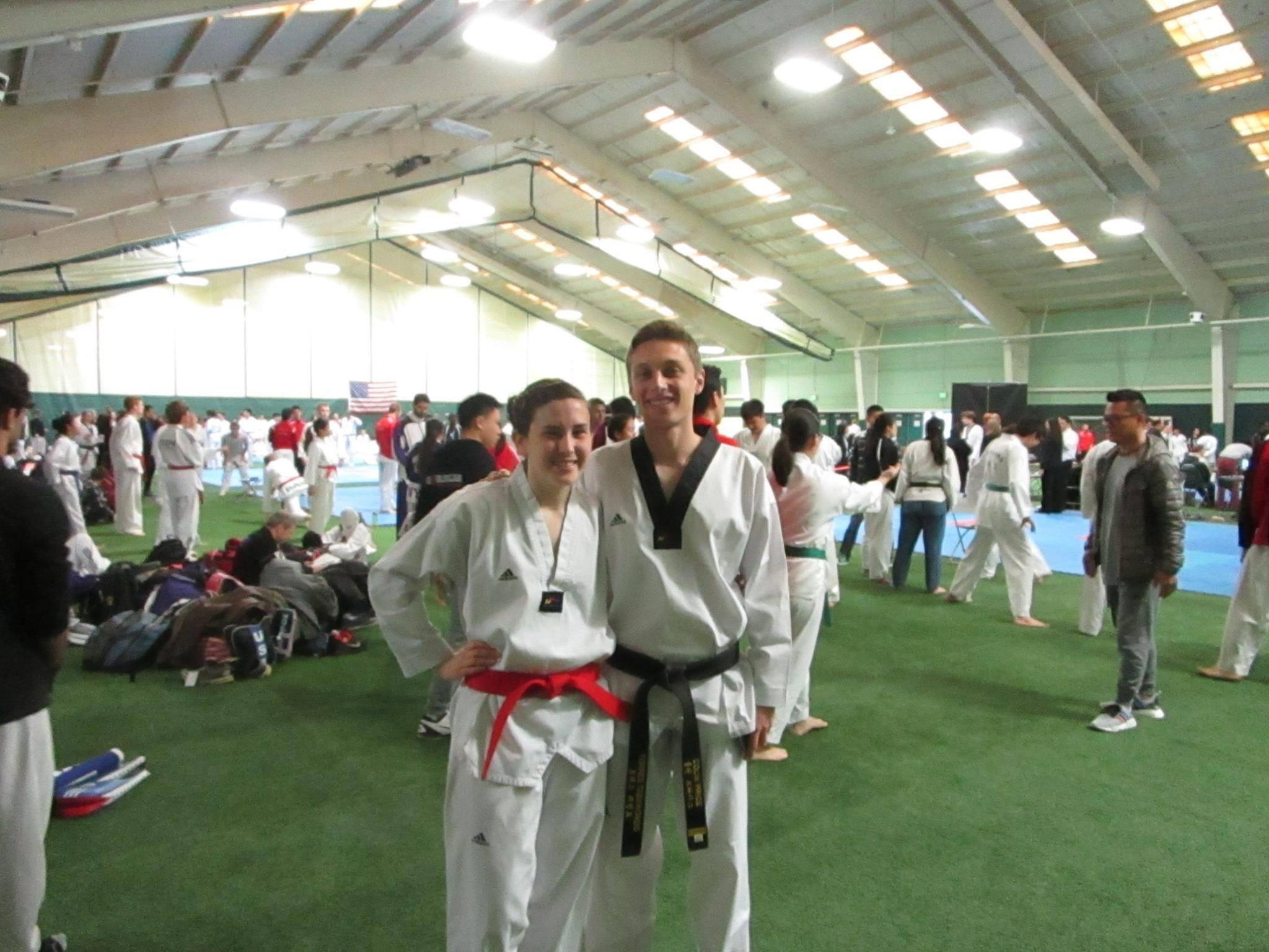 We competed on the University of Vermont Taekwondo team together!