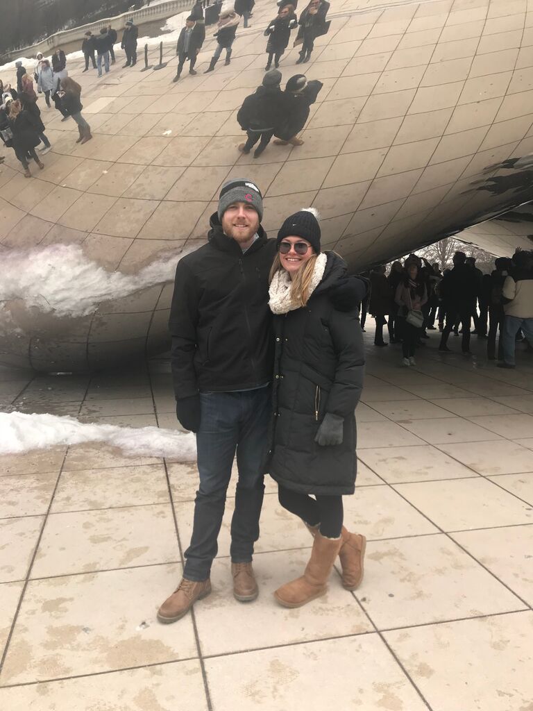 First trip to Chicago to meet Steve's family