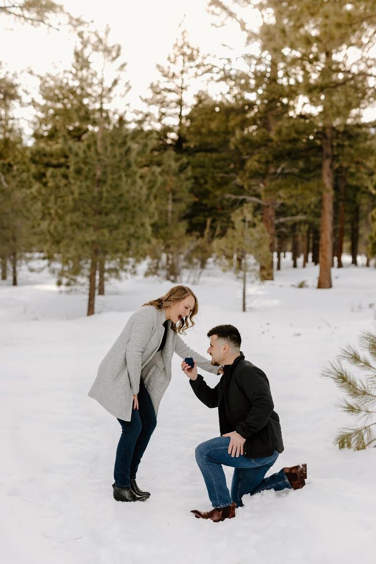 Raz pulled off the perfect surprise and popped the big question in Galena Forest, surrounded by fresh snow and pine trees. The Reno / Tahoe area will now always be a special place to Madi and Raz. They are so elated to share this beautiful place with their closest friends and family to tie the knot!
