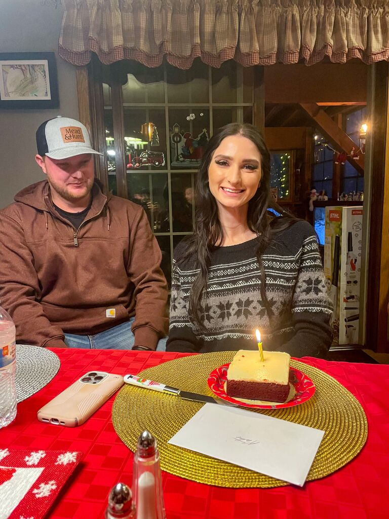 Celebrating Katie's 27th golden birthday.