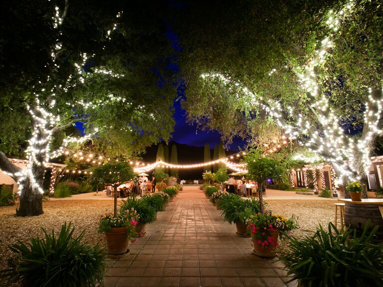 Wedding venue in Kenwood, California.