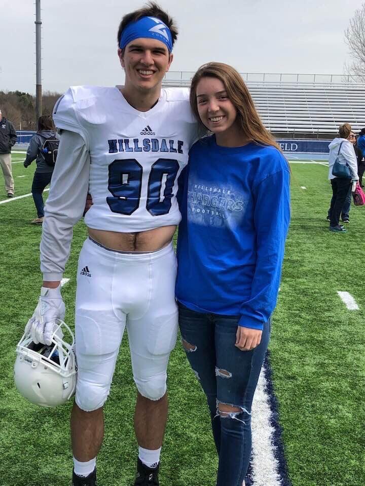 Just one athlete supporting another athlete ;)