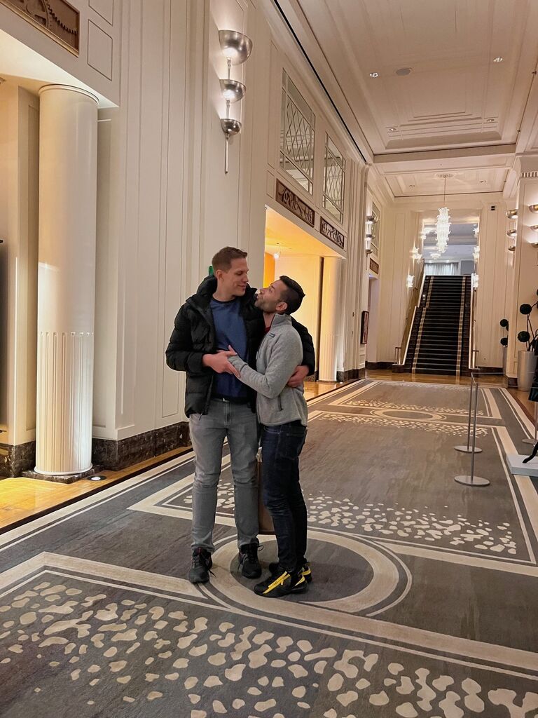 Loving on one another at The Peninsula, Chicago