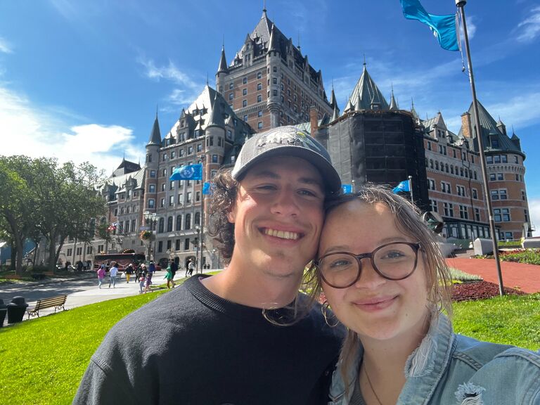 Seeing the Fairmont Le Château Frontenac in Quebec Canada!