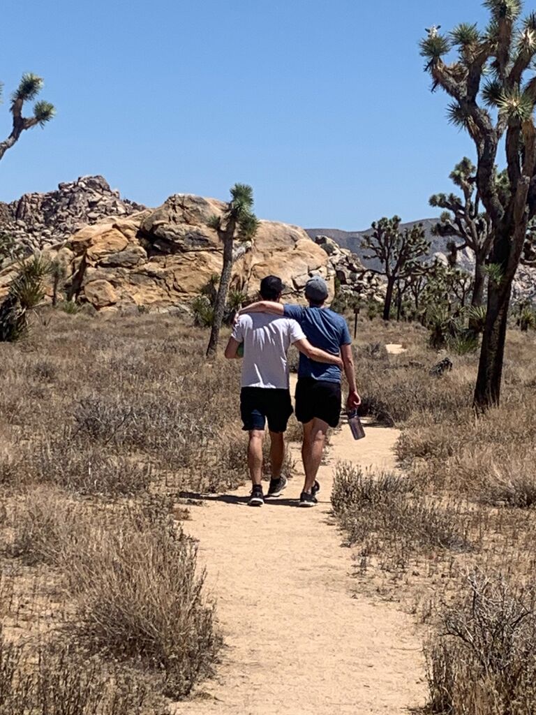 Jared's surprise birthday trip to Joshua Tree