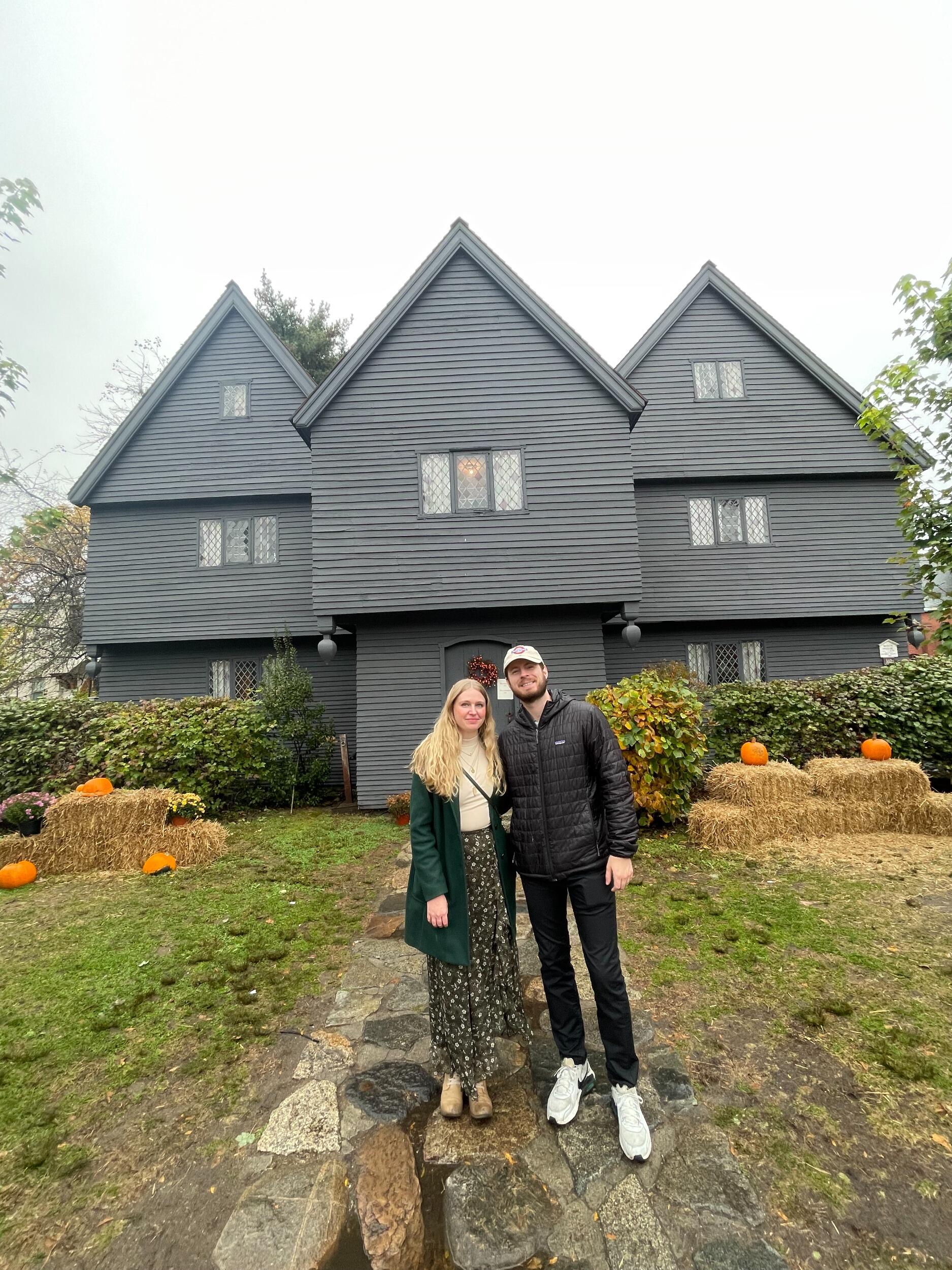 A rainy day in Salem provided all the spooky vibes, and of course we stopped at the Witch House!