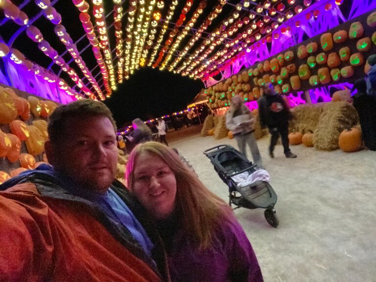 Pumpkins after dark