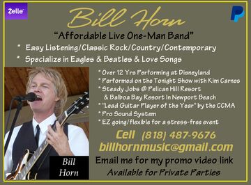 Bill Horn Music - One Man Band - Canyon Country, CA - Hero Main