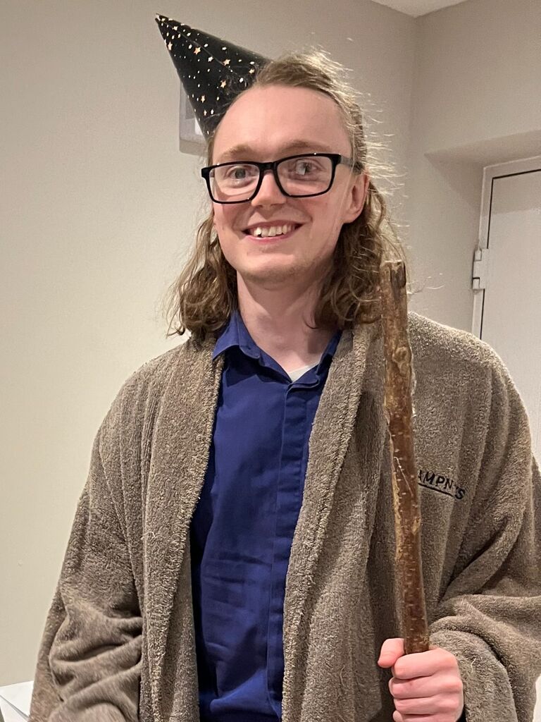 Jonny was met for the first time - "Gandalf is in Harry Potter right?"