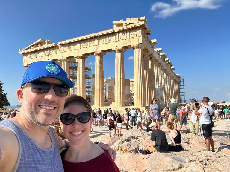 Visiting the Acropolis in Athens