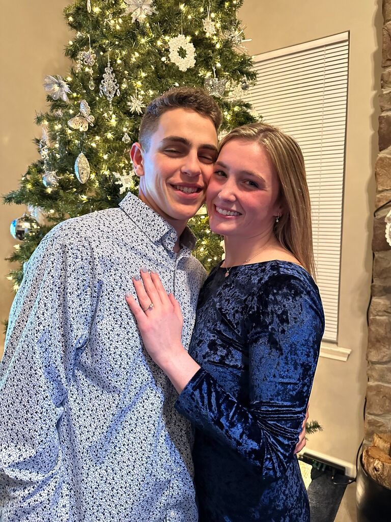 After months of long distance, Asher was finally able to come home. He pulled off the biggest surprise and proposed the night he got home. 