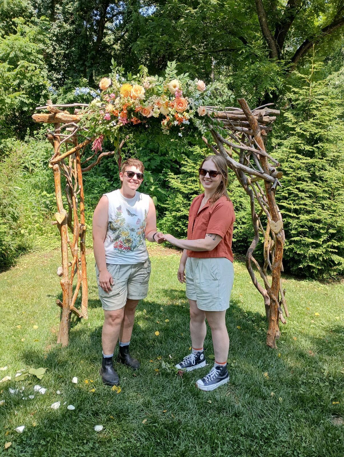 This is where we were going to have our ceremony…