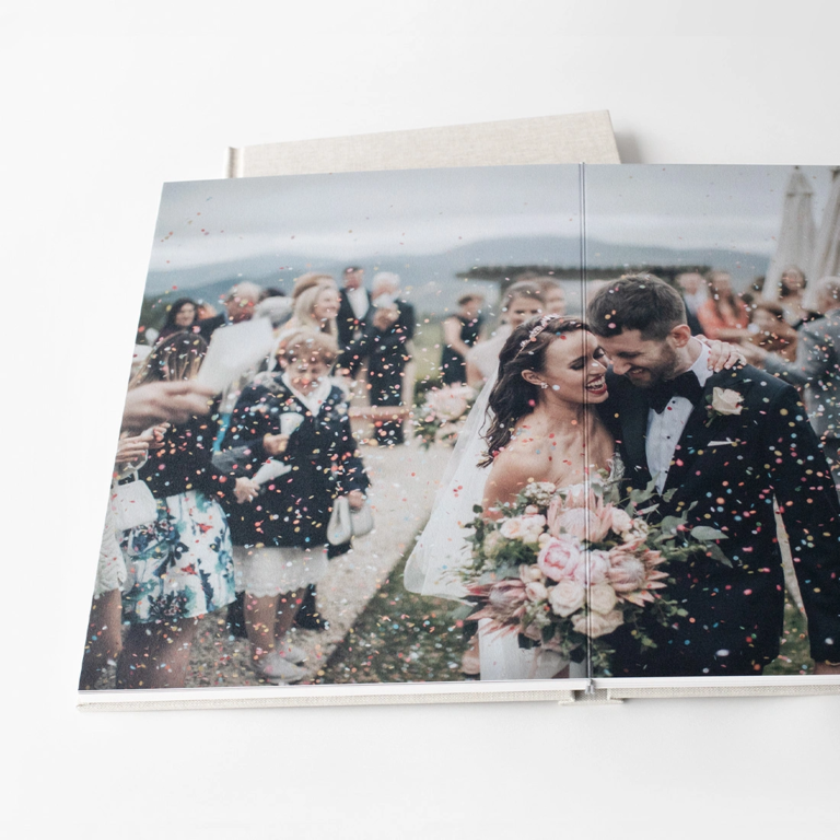 MILK Photo Books wedding photo album