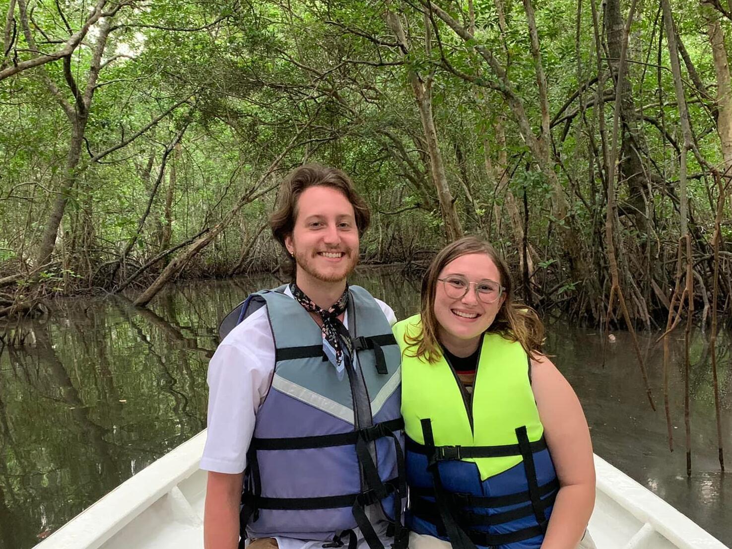 Emmie and Alec shared their love across the world.