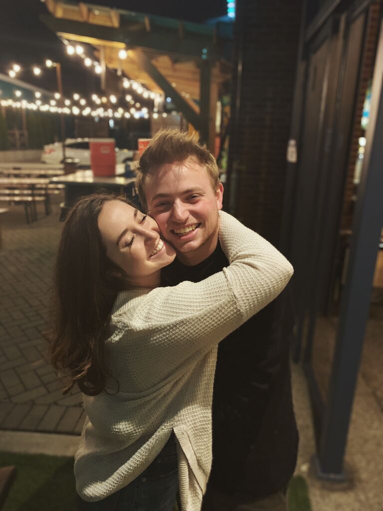 A month into dating. Hard launch of our relationship to the world.