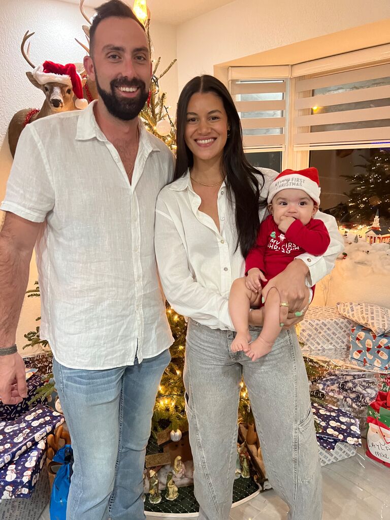 Christmas in Miami with our Flower Girl
