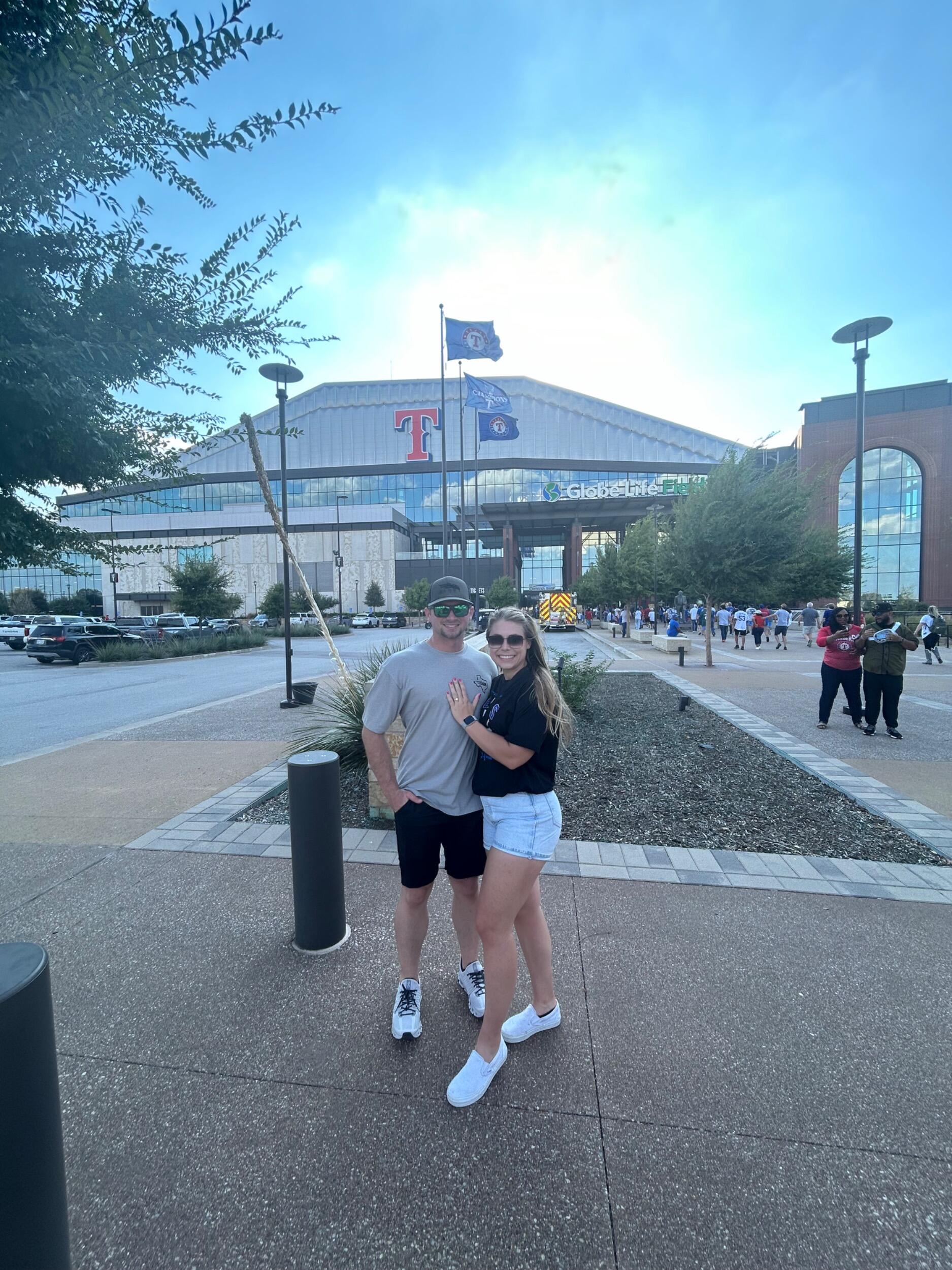 We made a trip to Dallas to see an our friend Chance for his birthday. We got to see the Rangers play. 