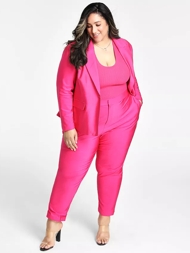 Plus size petite pant suits best sale