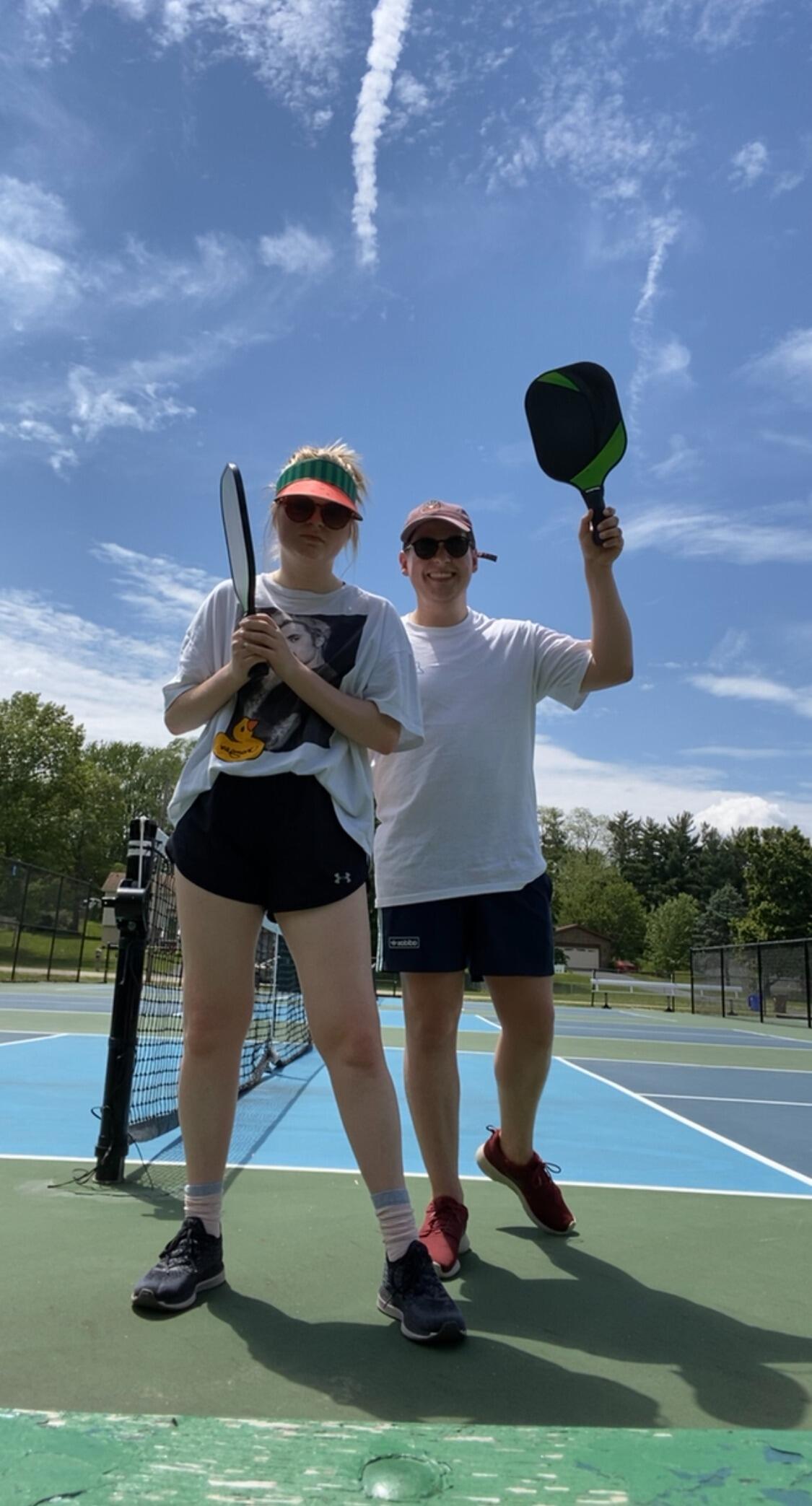 Starting a new hobby of playing pickleball. 