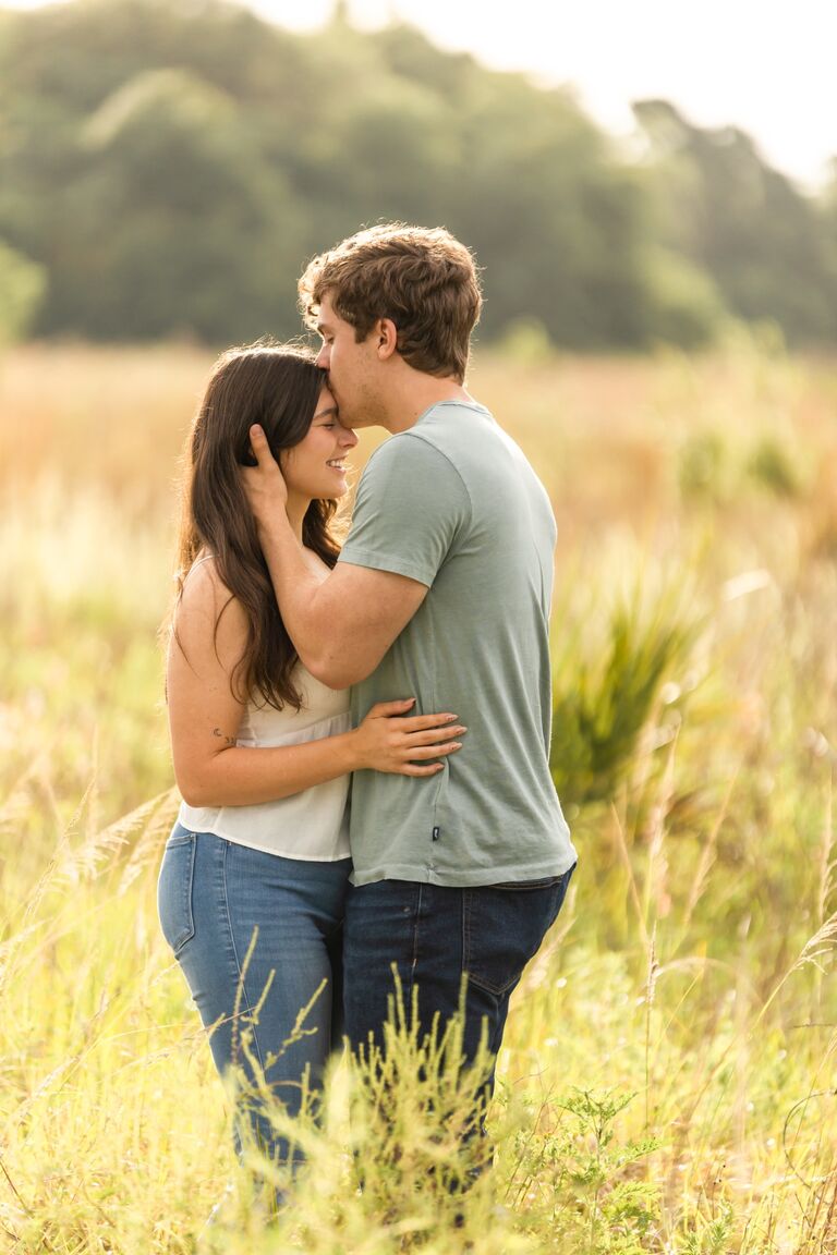 The couple was asked to stand in for a photography shoot again, getting more beautiful photos together!