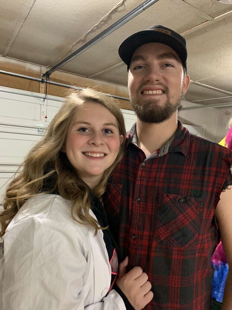 Halloween as white trash and doctor