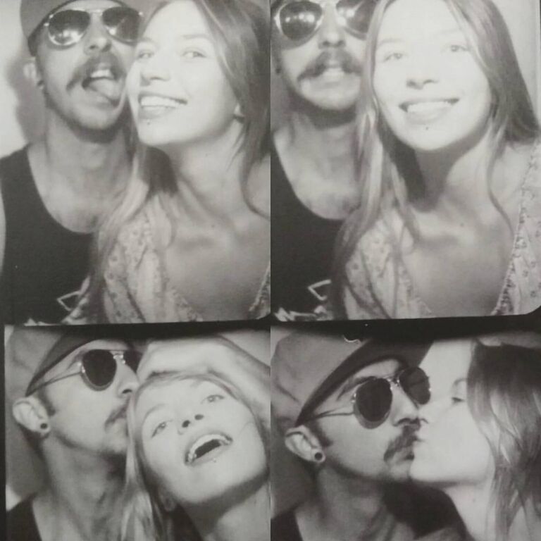 The fair and the photobooth have been a big part of Casey and Nikki's lives. This first photo booth picture started the trend that has lasted throughout their relationship.