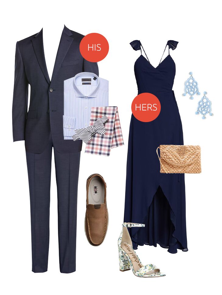 His-and-Hers Wedding Guest Outfits