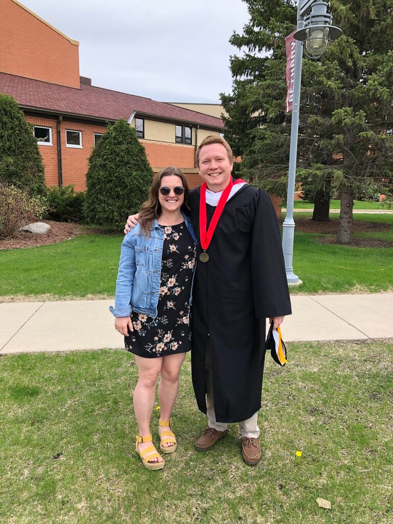 Hunter graduated in May of 2022 and moved back to St. Louis Park! 
