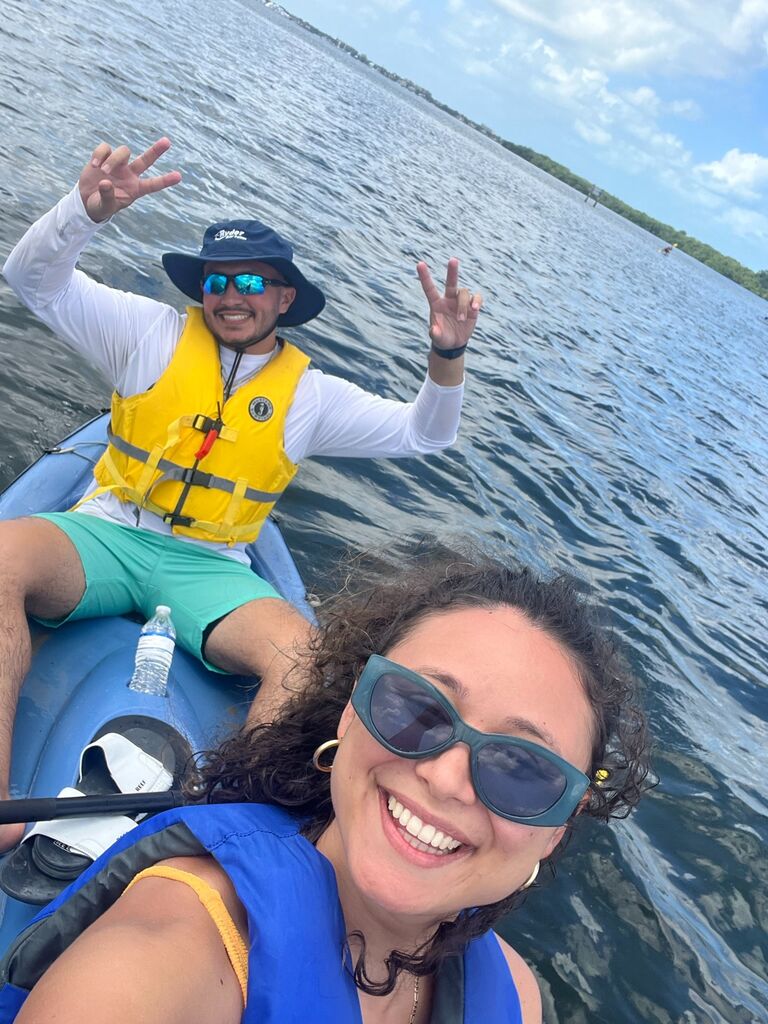 Our first kayak ride....and five wrong turns later.