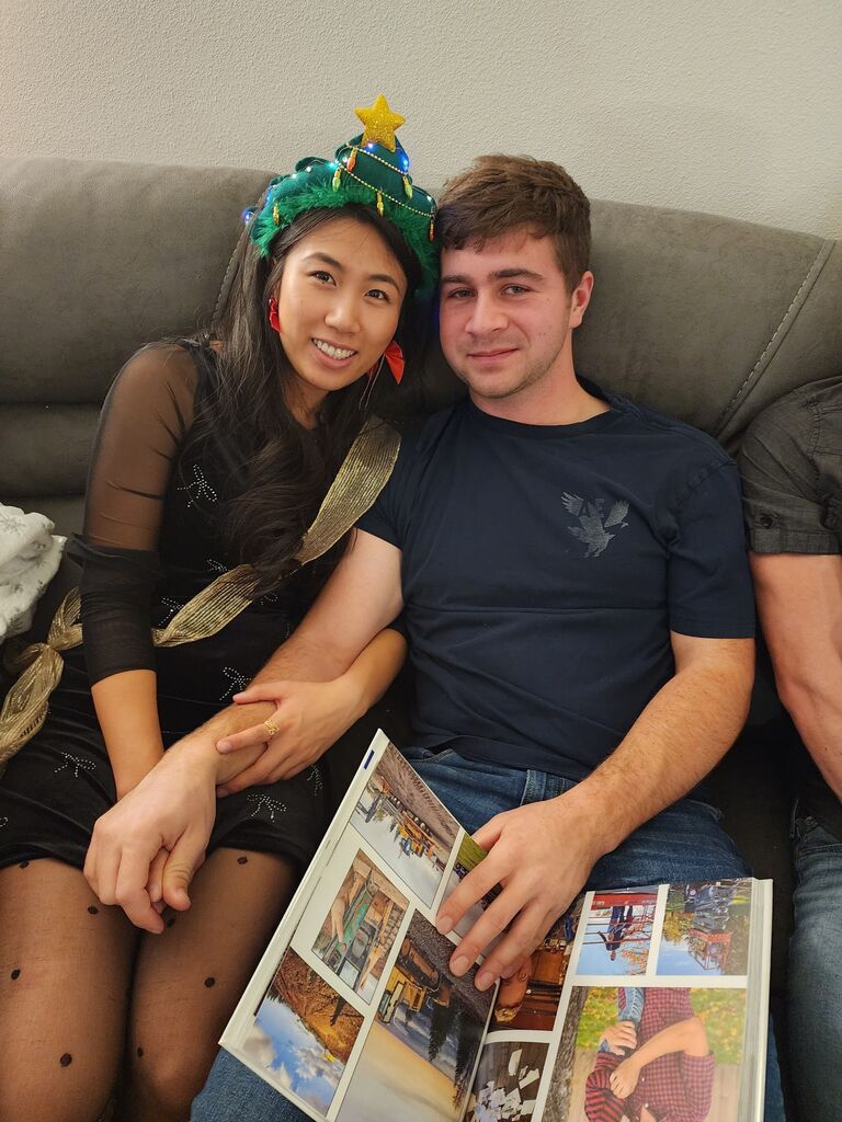 We celebrated our first Christmas together! It's a blessing to be able to look back at the year and celebrate all the times we've had each other's backs as we journeyed through 2024 together!