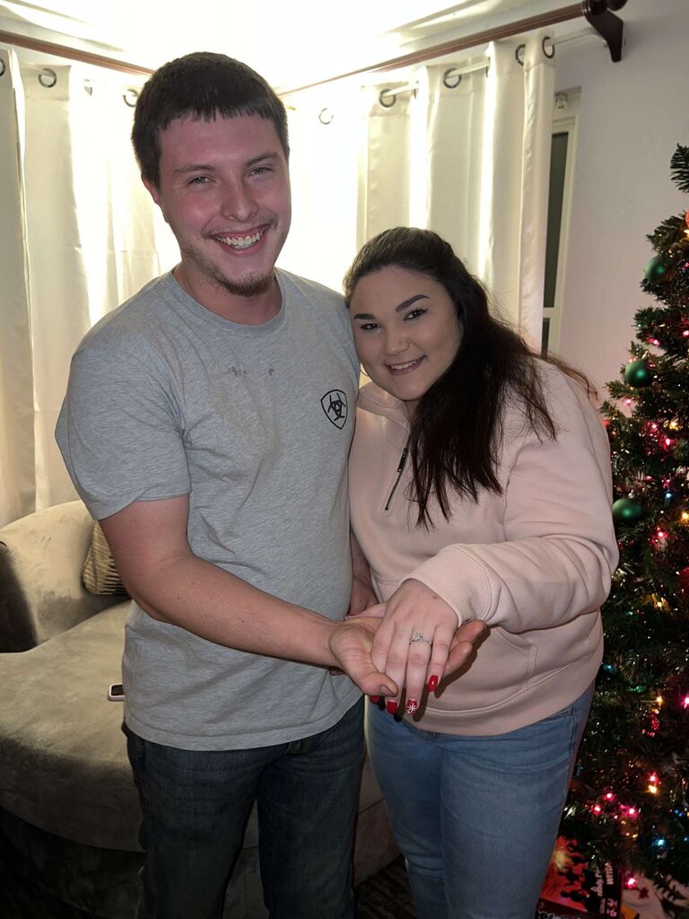 The night we got engaged.