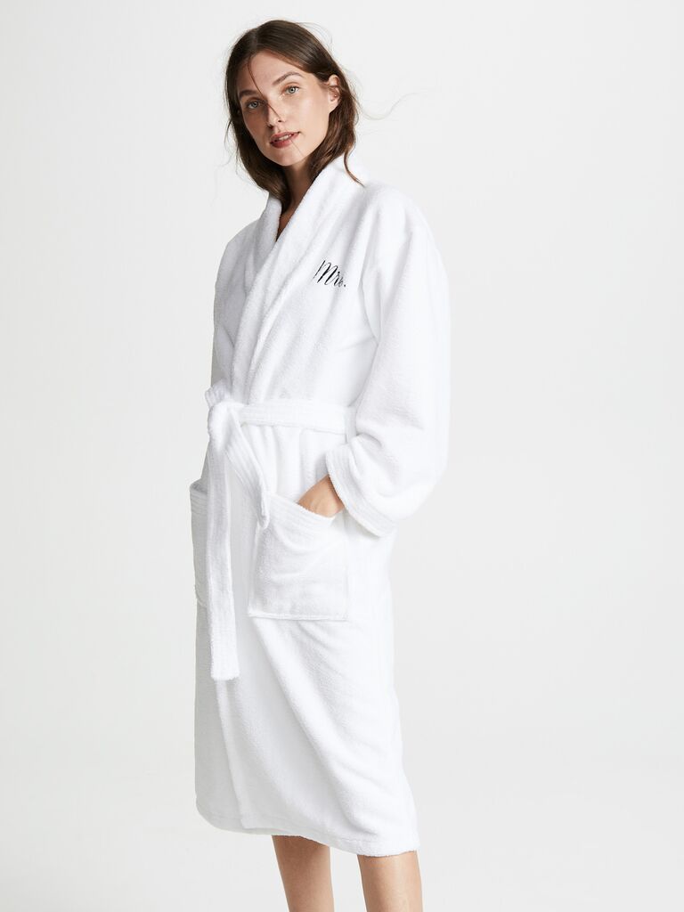 bridal maxi robe