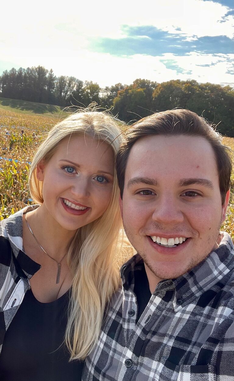 Totally lost in a corn maze, but there are worse ways a date can go.