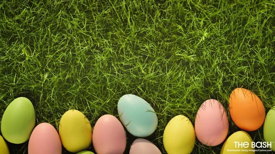 Easter Eggs Zoom Background