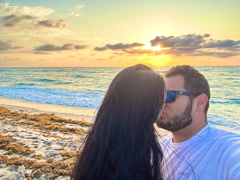 Watching our first sunrise together will be a moment we’ll never forget as we watched the sky change colors and felt the world wake up around us.