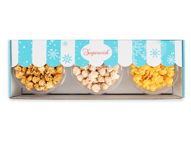 Set of 3 popcorn tubs