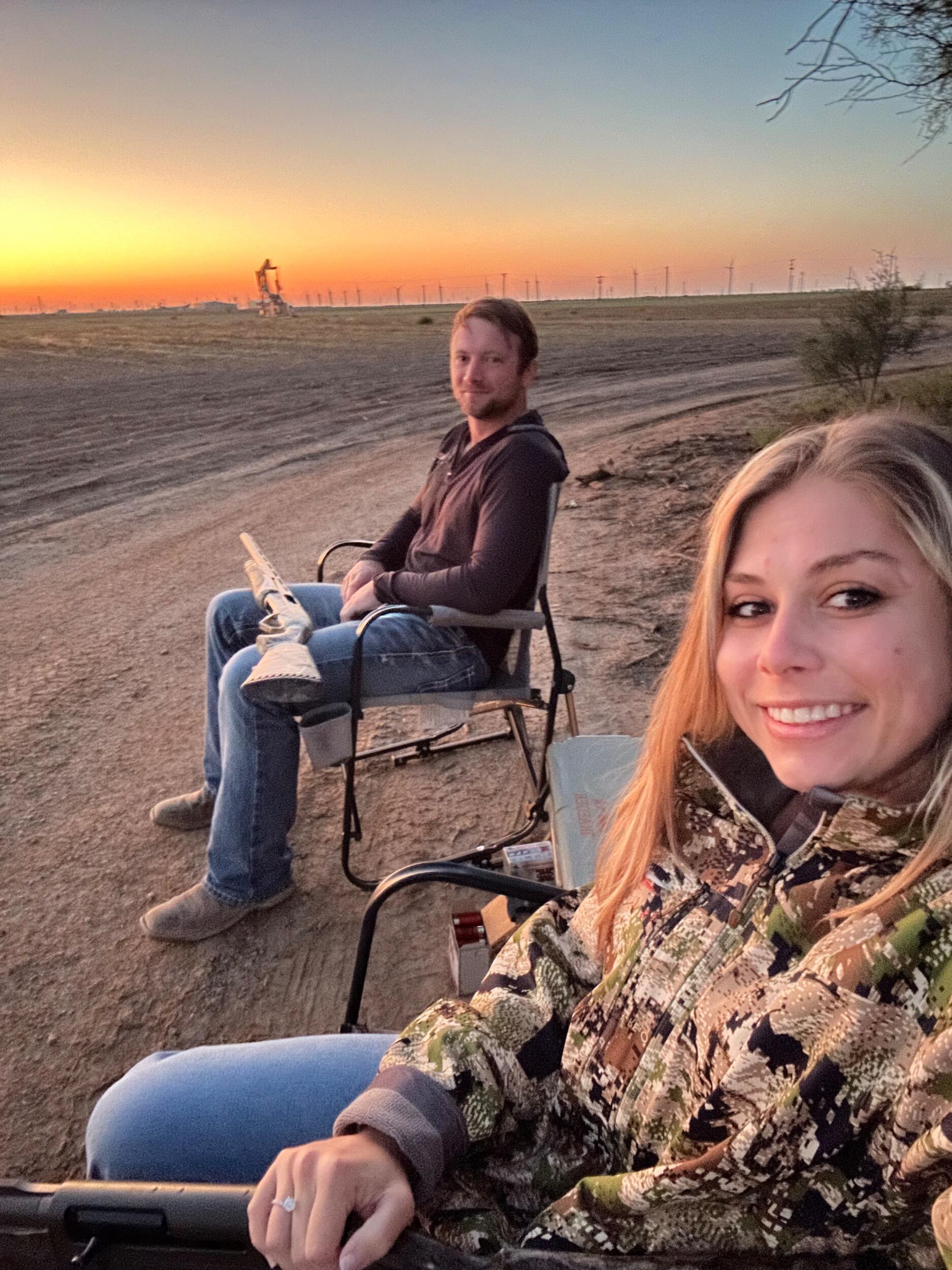 We spend our evenings together. We go hunting, go on dates, watch movies, work, etc. 