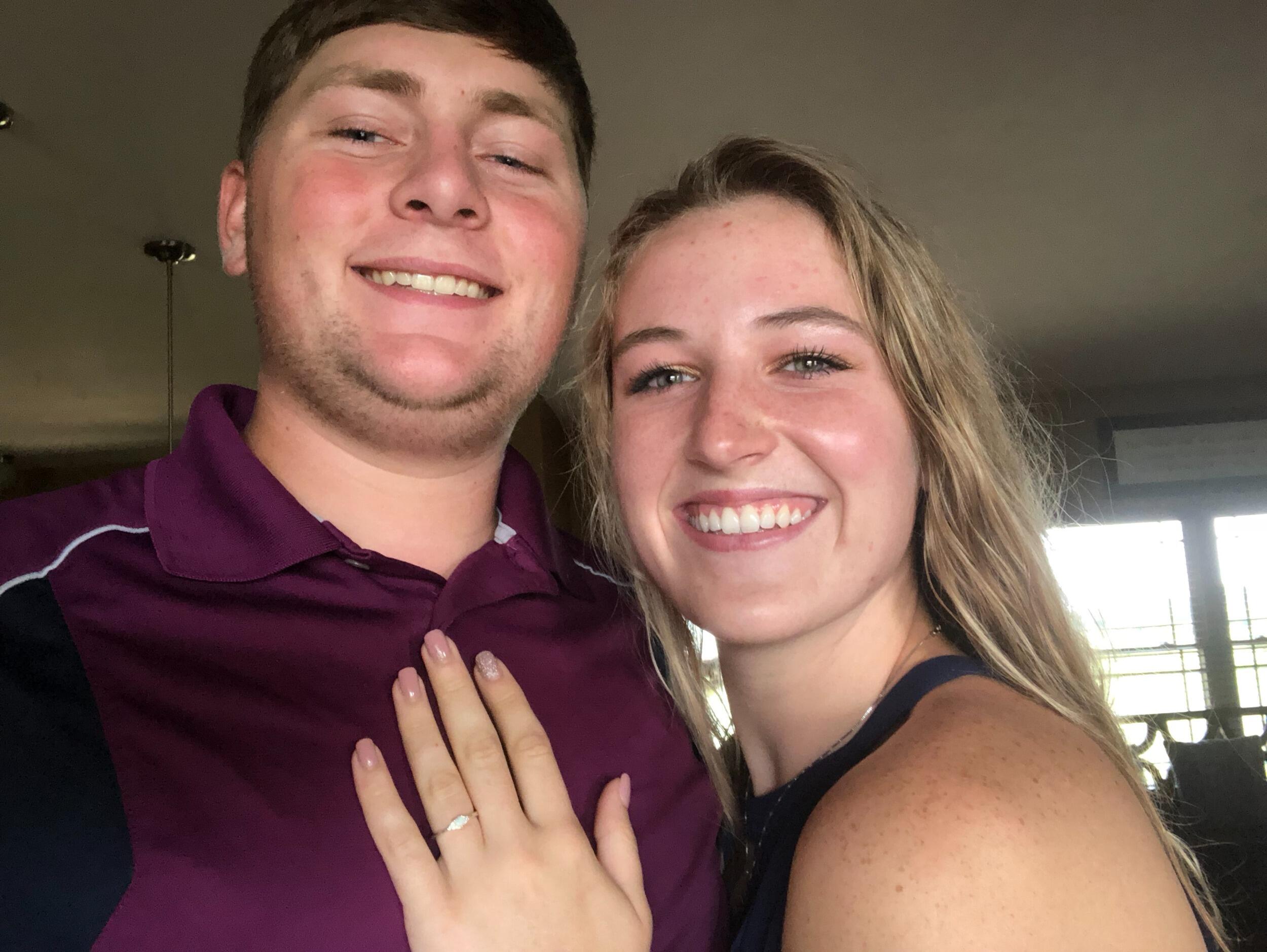 Another early birthday present- my commitment ring 