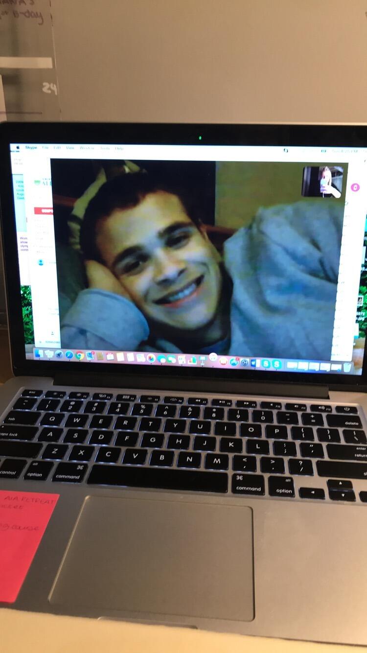 First of many facetime dates!