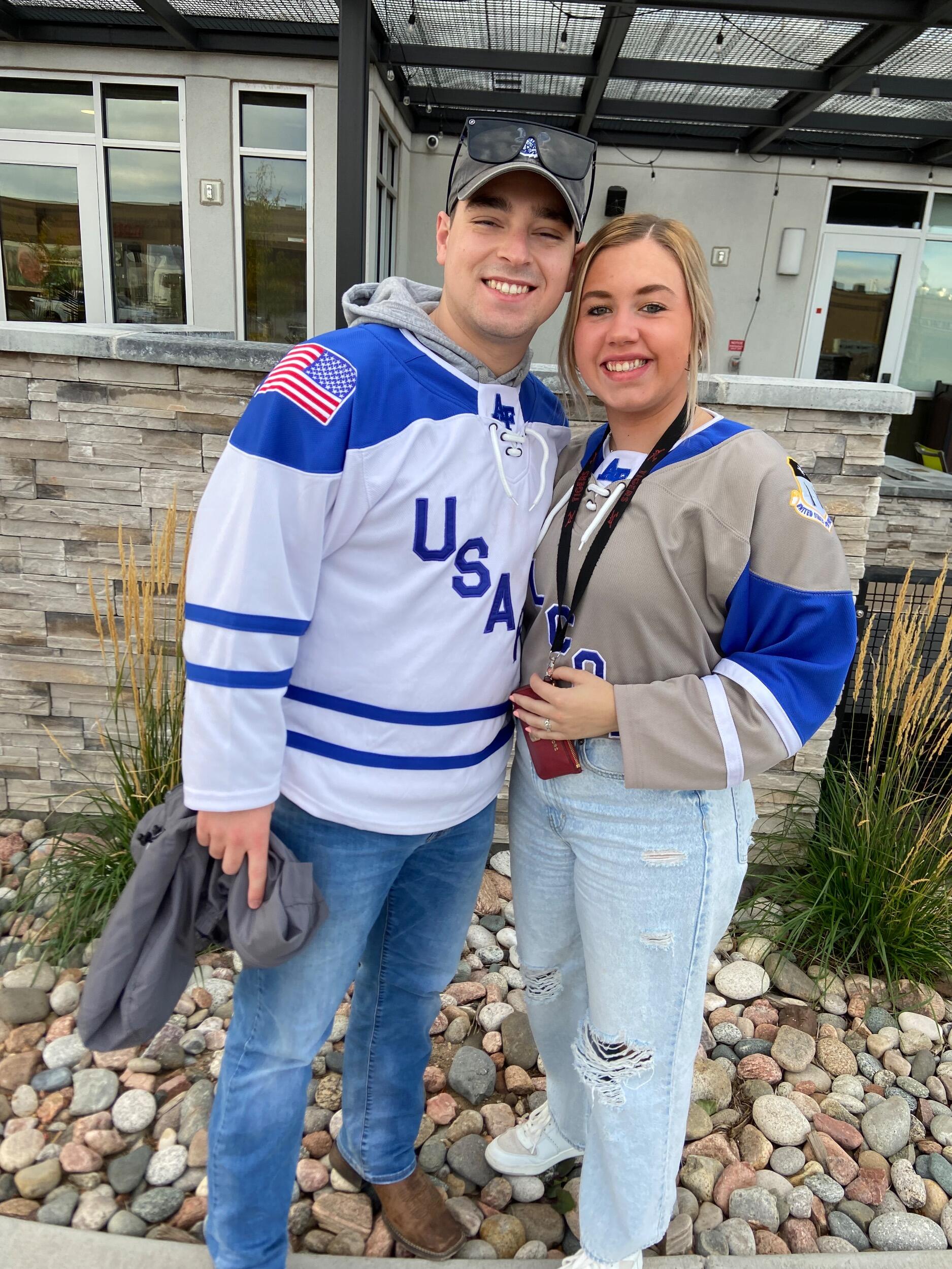 ~ Air Force v Navy game while we were at initial flight training ~