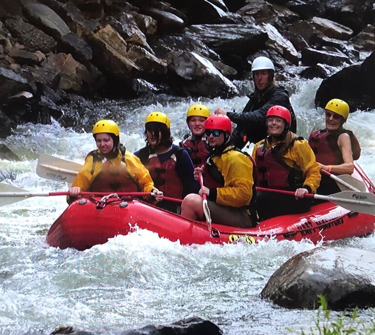 White water rafting in colorado.