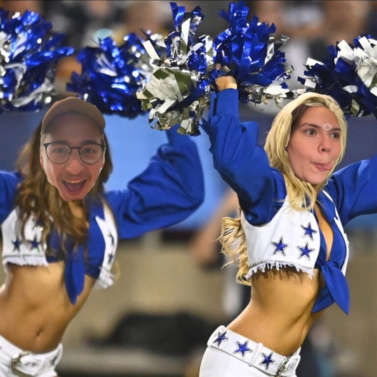 Merging fantasy football teams to become "America's Sweethearts"
We're reigning champs btw