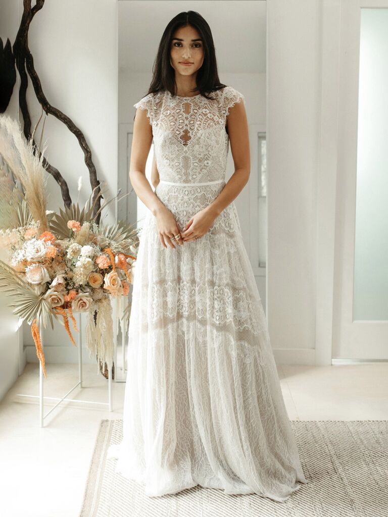 The Best High Neck Wedding Dresses for 2021
