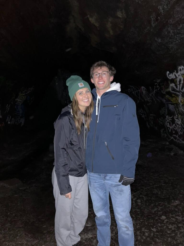 Went to the Ice Caves in Rexburg with the Blanchard Fam. Last adventure together for 2 years!