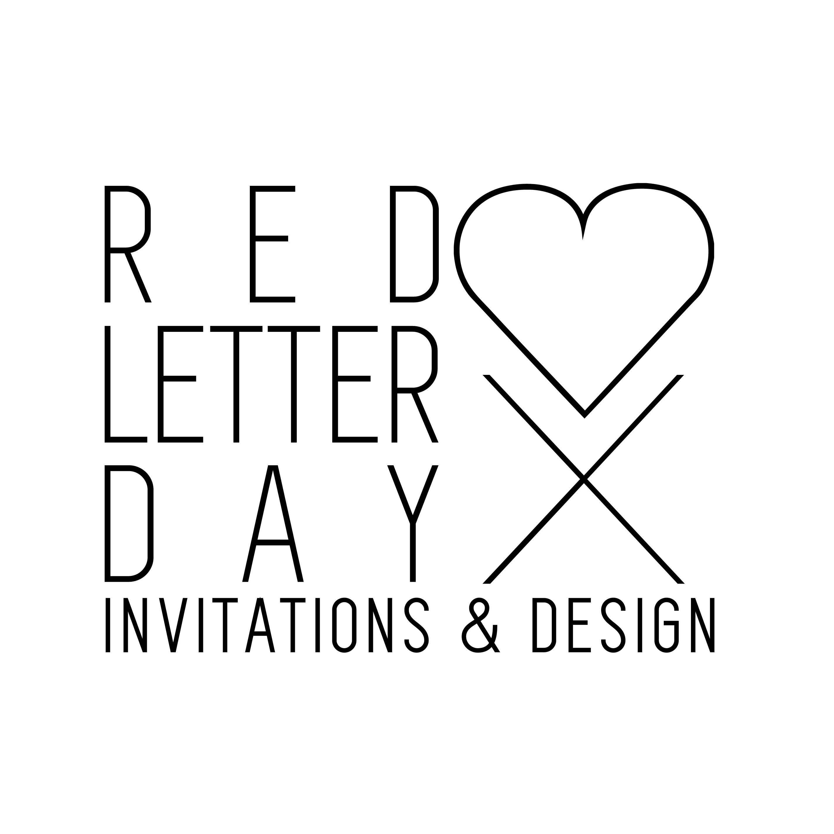 Red Letter Day Invitations & Design + Updated Prices - The Knot