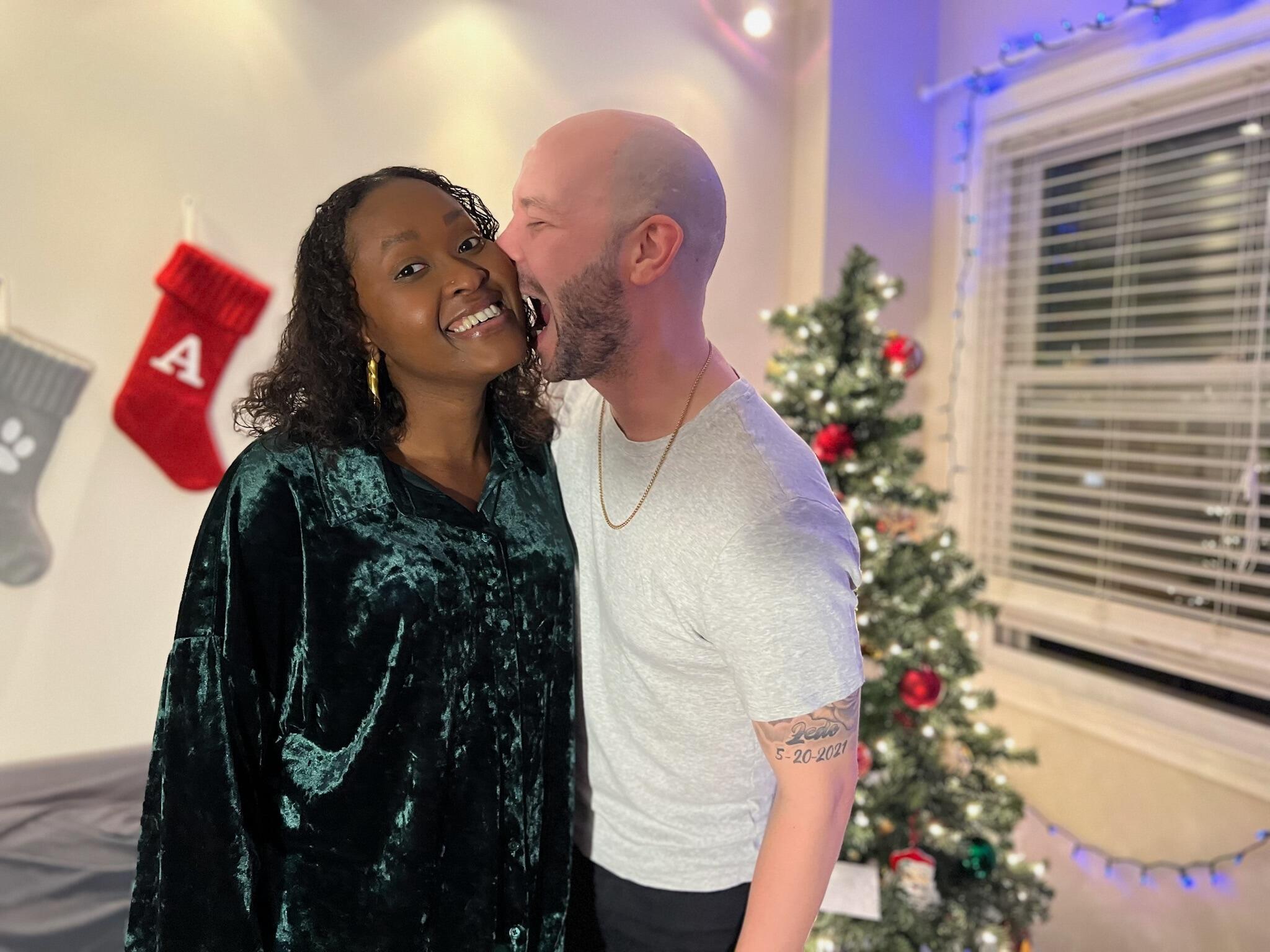 Our 3rd Christmas- we hosted a party for our closest friends. 