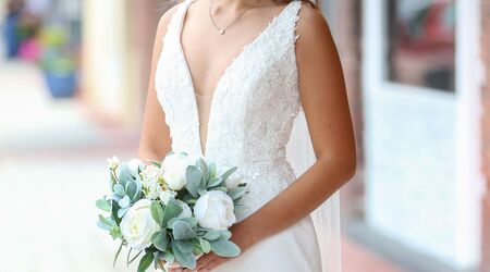 Simply blush outlet bridal