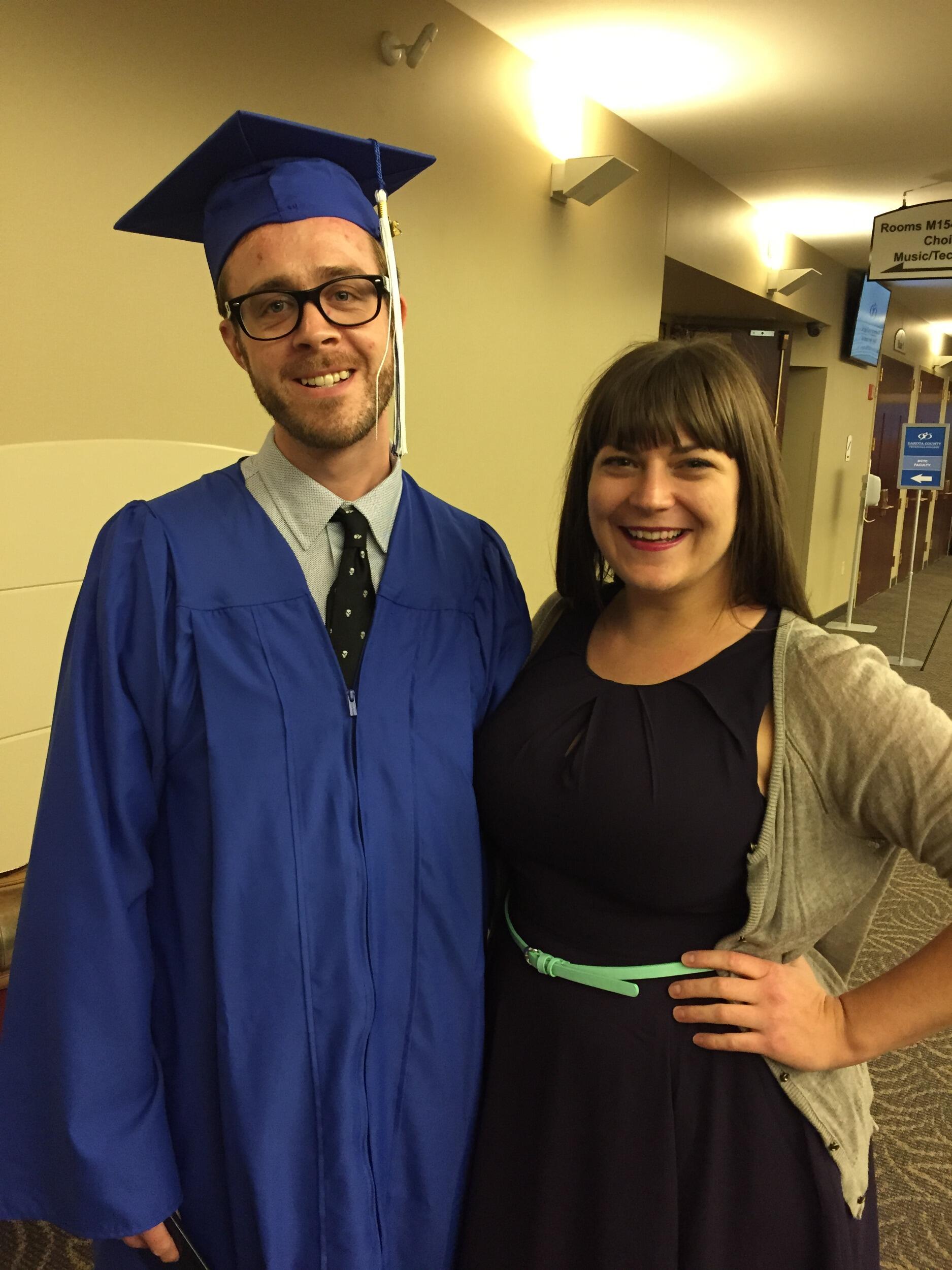 Chris's graduation